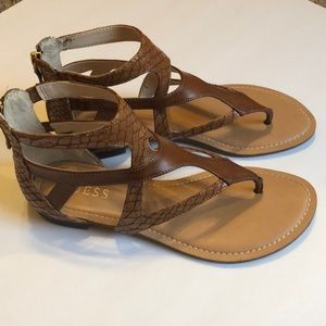 Brown Guess Tilson Gladiator Sandals